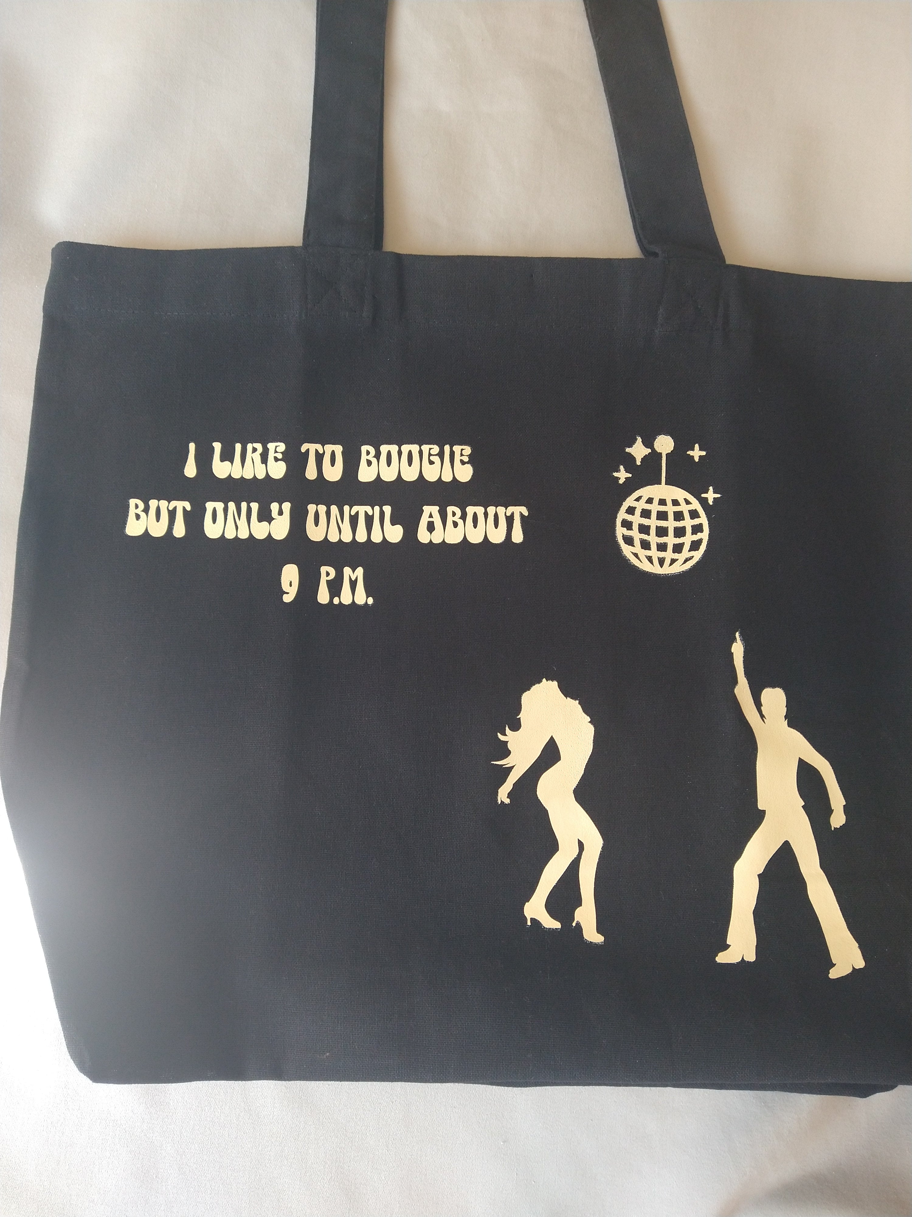 "I Love to Boogie" All Occasion Tote Bag