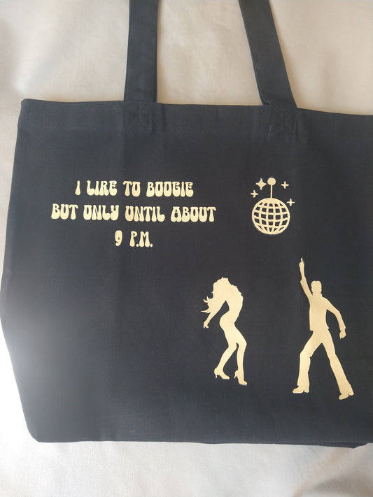 "I Love to Boogie" All Occasion Tote Bag