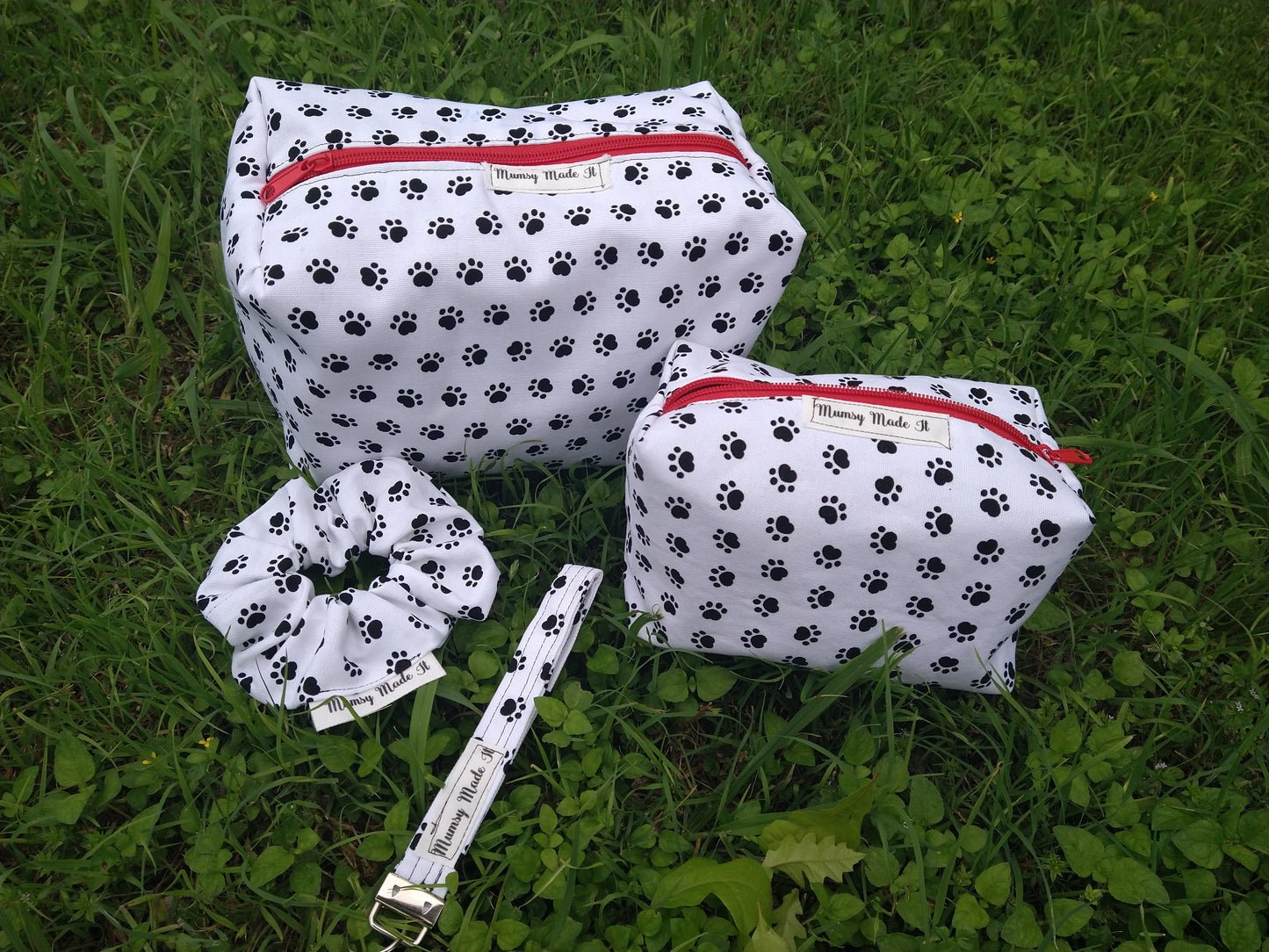 Paw Print Scrunchies
