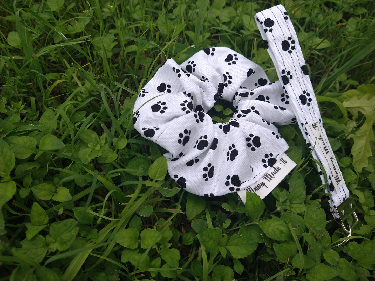 Paw Print Scrunchies