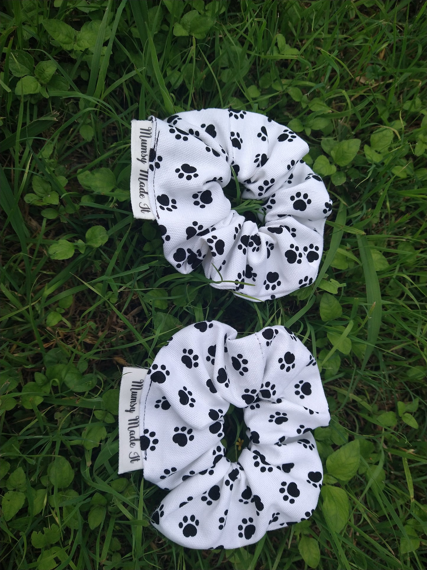 Paw Print Scrunchies