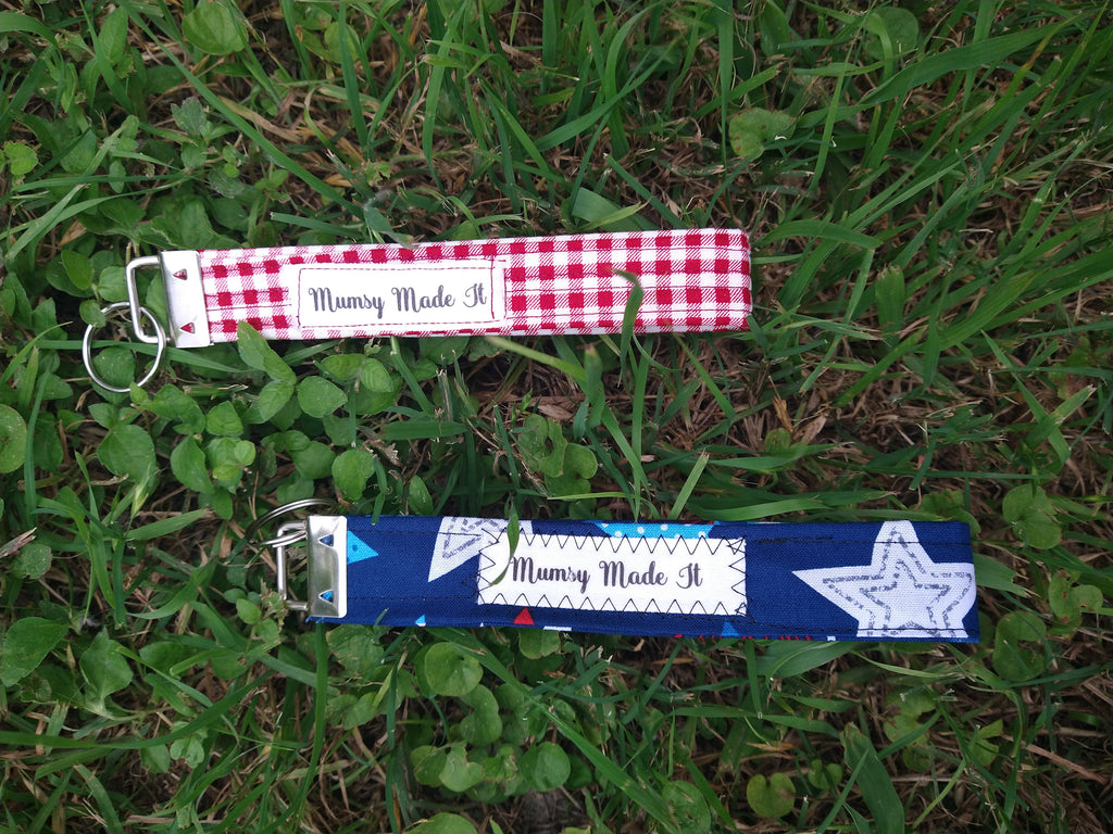 Yankee Doodle Key Fob/Wristlet Strap