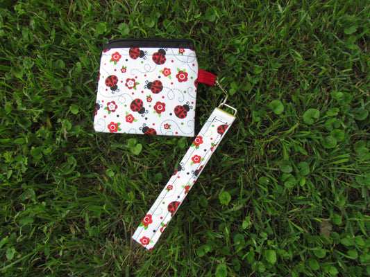 Ladybug Wristlet
